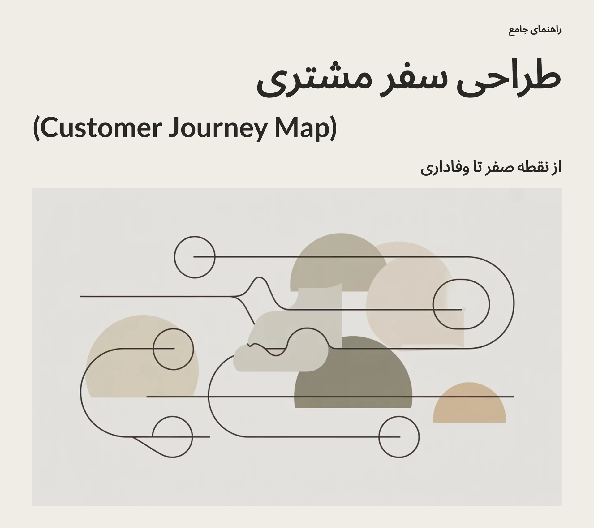 طراحی سفر مشتری (Customer Journey Map): راهنمای جامع از نقطه صفر تا وفاداری