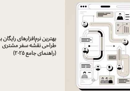 بهترین نرم‌افزارهای رایگان برای طراحی نقشه سفر مشتری (راهنمای جامع ۲۰۲۵)