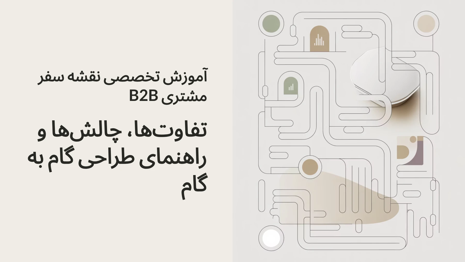 آموزش تخصصی نقشه سفر مشتری B2B: تفاوت‌ها، چالش‌ها و راهنمای طراحی گام به گام