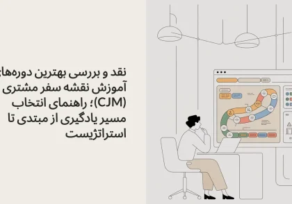 نقد و بررسی بهترین دوره‌های آموزش نقشه سفر مشتری (CJM)؛ راهنمای انتخاب مسیر یادگیری از مبتدی تا استراتژیست